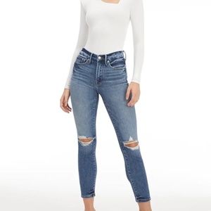 Good American Good Legs Cigarette Jeans Size 16